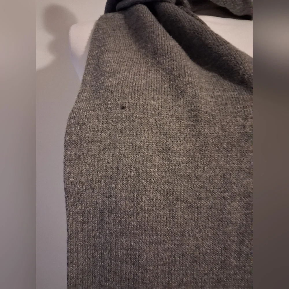 Gray Scarf with Logo